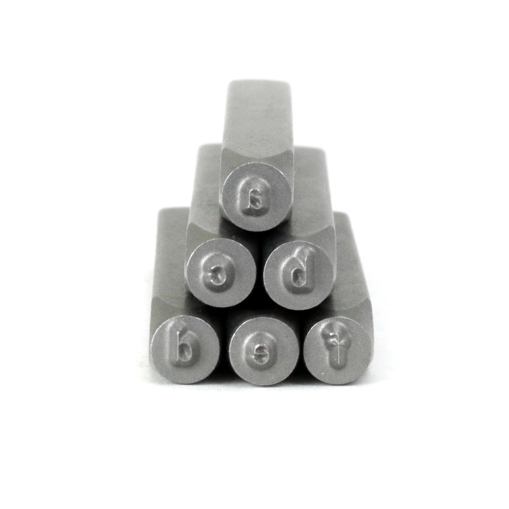 Metal Stamping Tools Beaducation Block Lowercase Letter Stamp Set 3/32" (2.4mm)